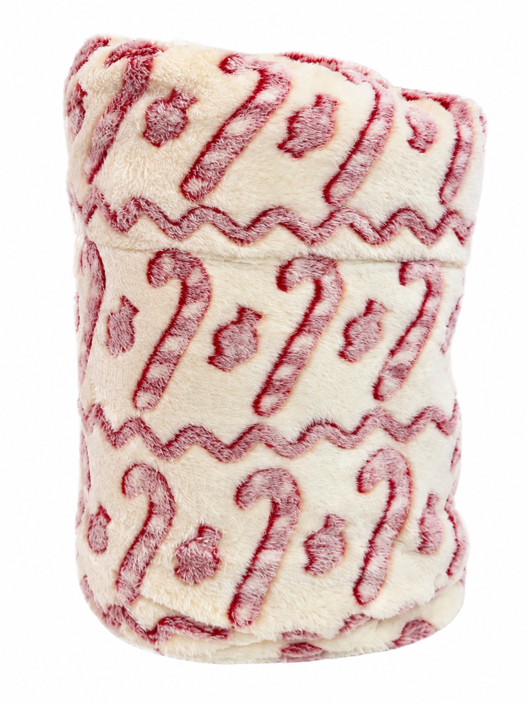 Cozy Candy Cane Blanket