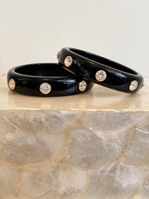 Black Sparkle Bangle