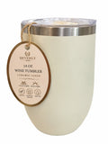 Cream Wine Tumbler, 14 oz