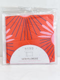 HANG Satin Pillowcase - Coral Print