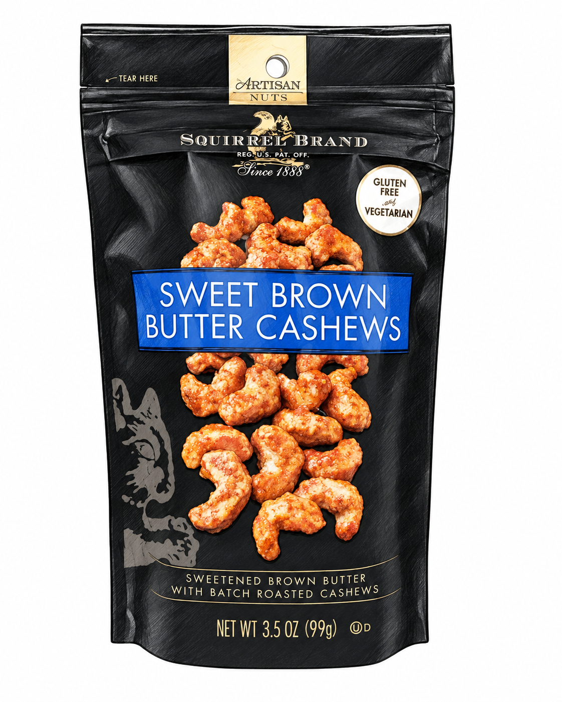 Squirrel Brand Sweet Brown Butter Cashews