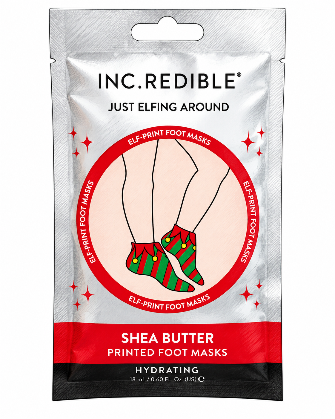 Inc.redible Just Elfing Around Foot Masks