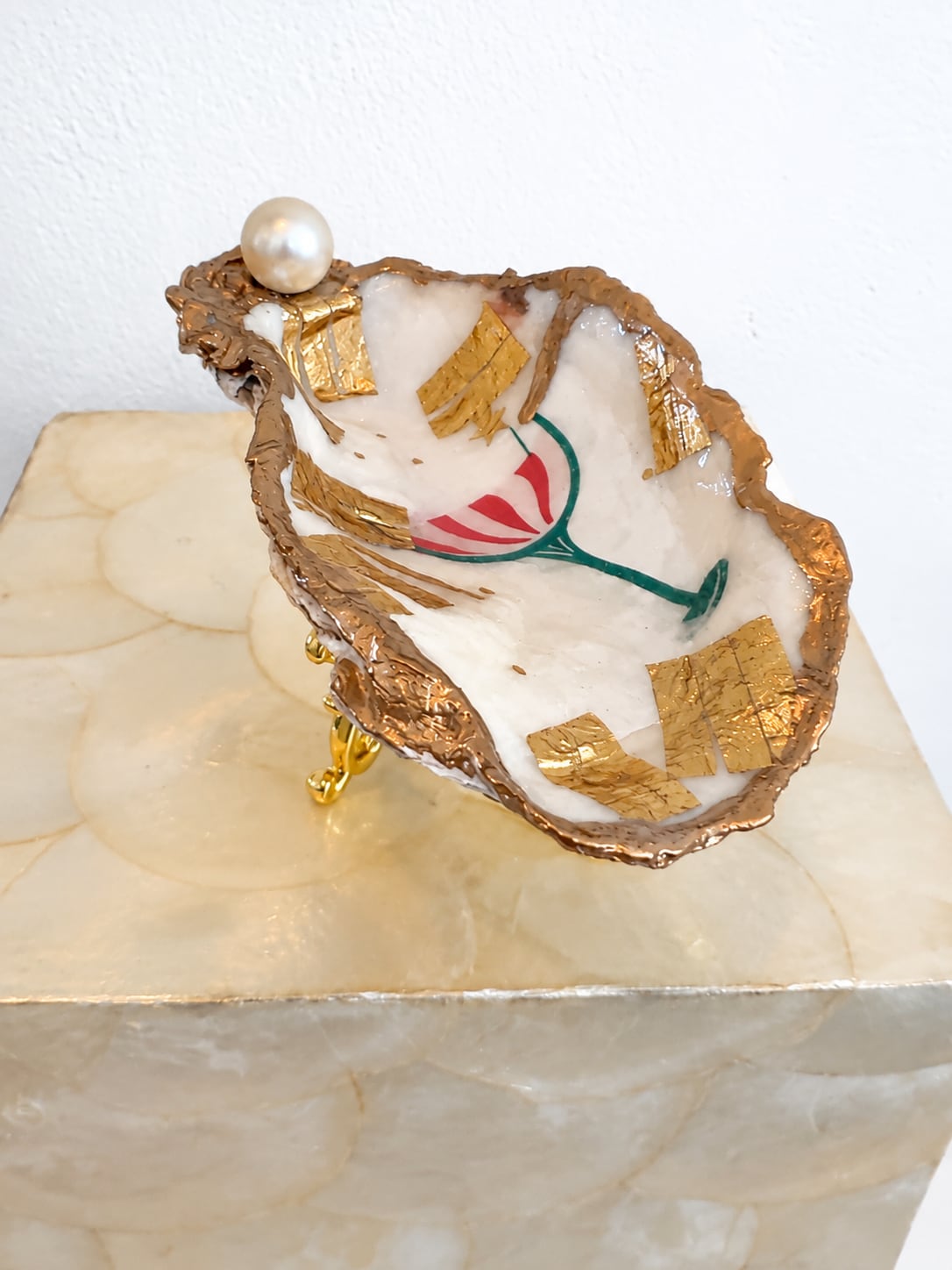 Martini Oyster-Shell Trinket Dish