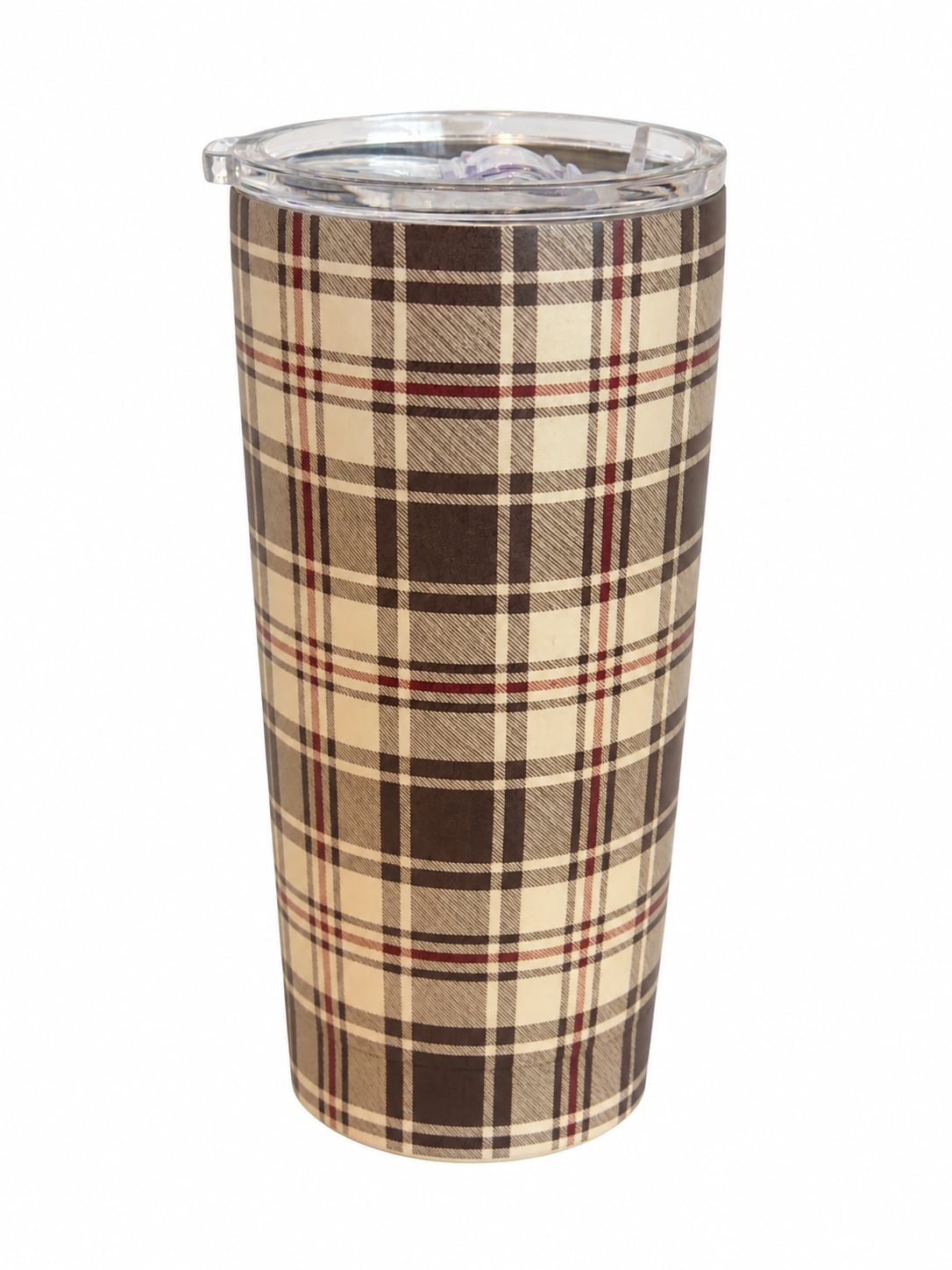 Pepper & Poppy Plaid Travel Mug, 17 oz