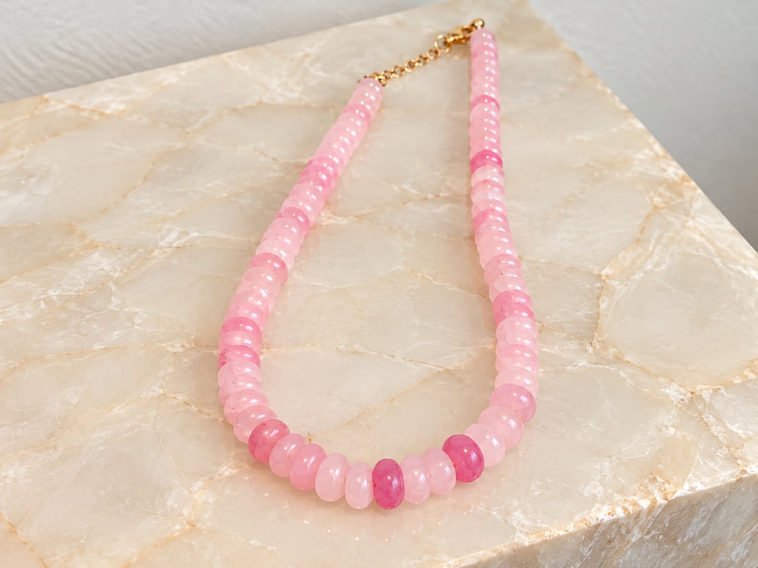 Pink Bead Necklace