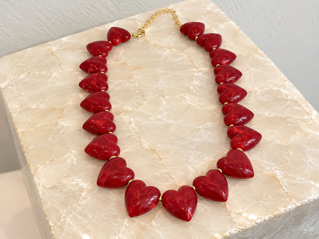 Red Heart Necklace