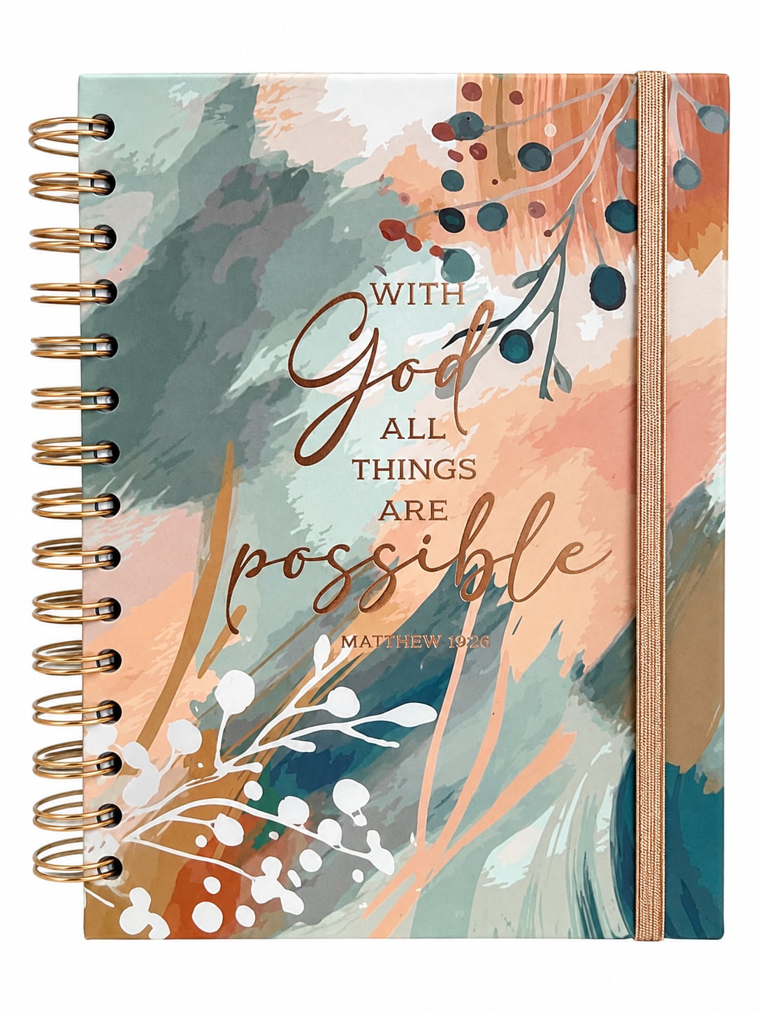 Sage Floral Faith Notebook